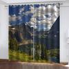 HUANZHUANG Curtains for Windows Living Room 3D Beautiful Landscape Scenery Blackout Curtains for Bedroom 2 Panels Boys Girls