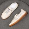 Fashion Genuine Leather Soft Sole Outdoor Summer Walking Vulcanized Shoes Women Jogging Sneakers Woman Flat Trainers Fitness Footwear