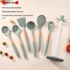 Non-Stick Silicone Kitchen Utensil Set: 7-Piece Spatula & Soup Ladle Cooking Tools