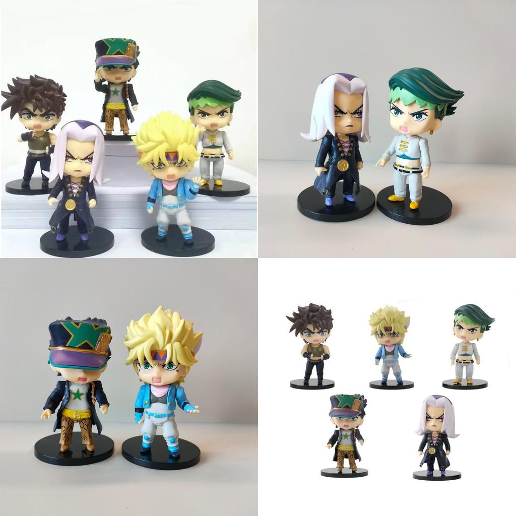 Jojo Action Bizarre Figure Cartoon Model Toy Decoration Doll Kids Gifts Ornament
