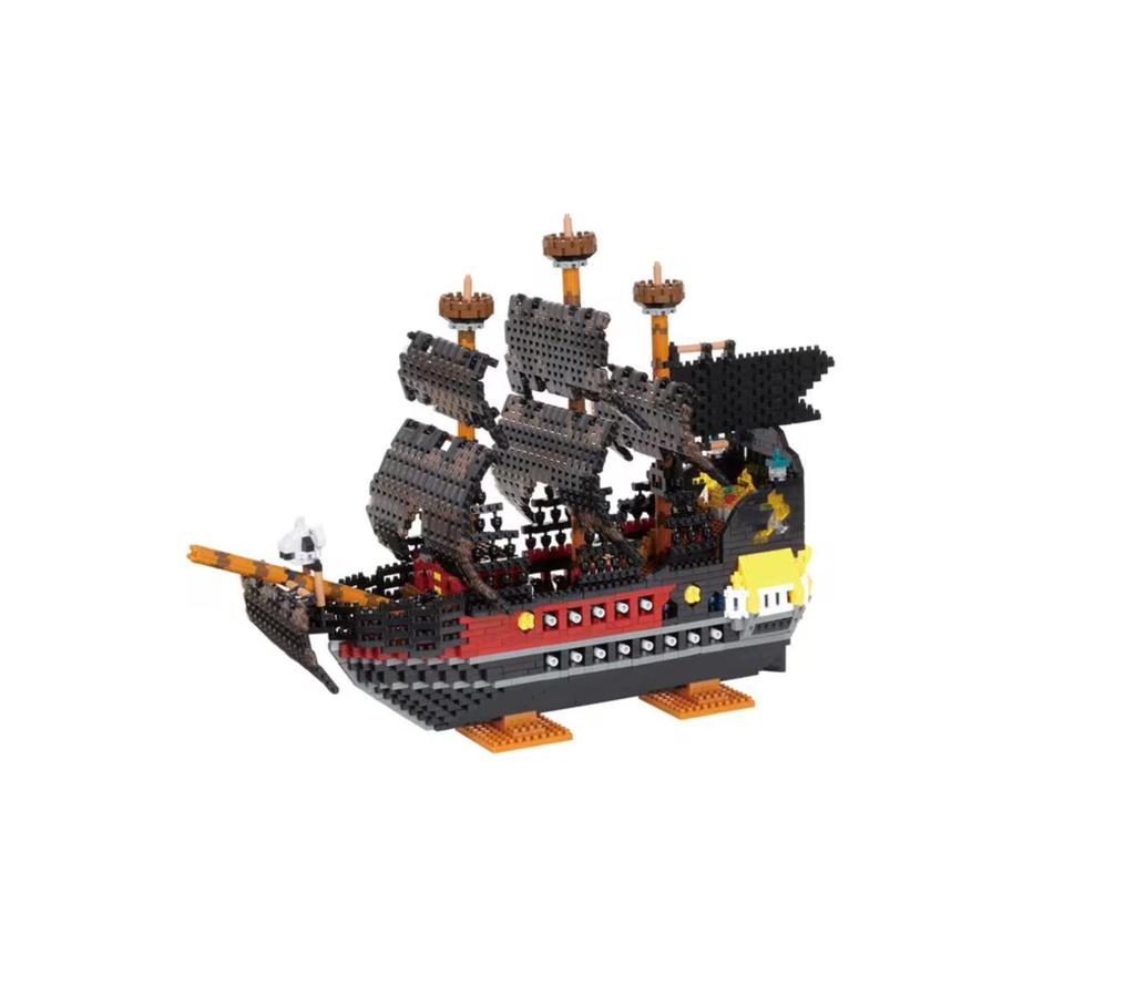 Kawada NB-050 Nanoblock Pirate Ship DELUXE EDITION Japan NEW