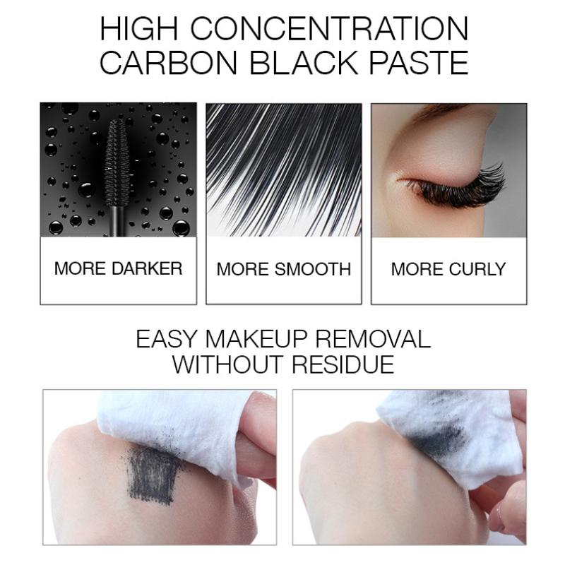 4D Star Lengthening Mascara Non-Smudge Thick Waterproof Long Lasting Definition Mascara