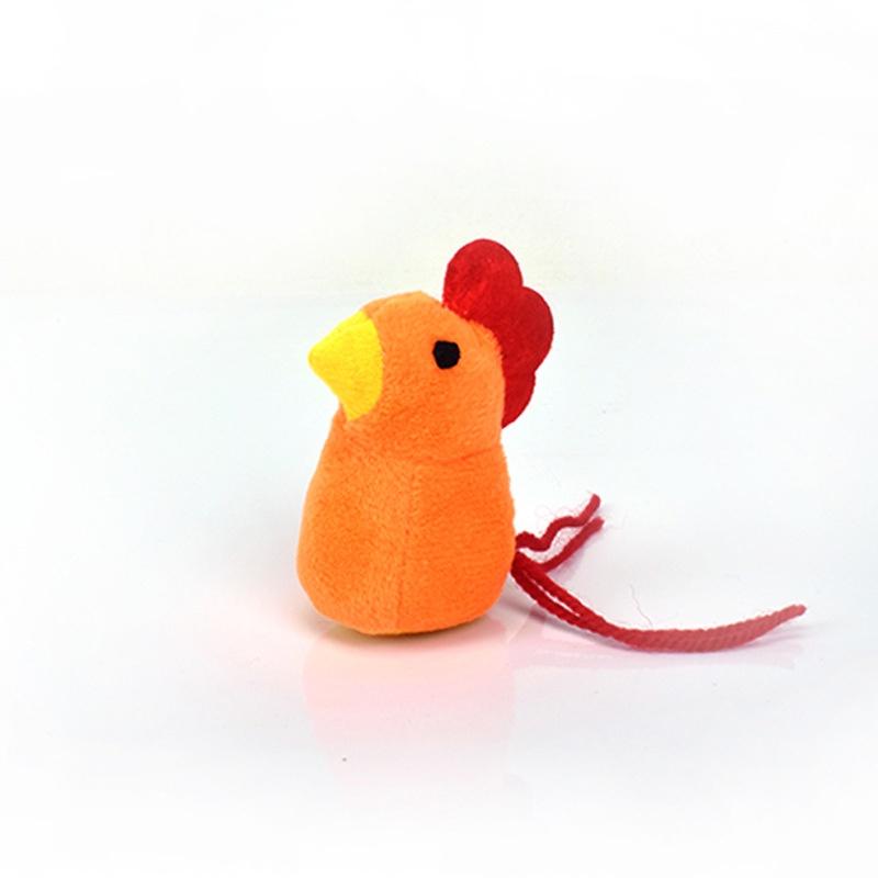 

Синий/оранжевый плюшевый мультяшный цыпленок, игрушка для домашних животных с кошачьей мятой, милый интерактивный котенок, кукольные игрушки, жевательные и анти-скучные принадлежности для игр для домашних животных оранжевый