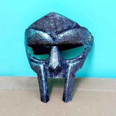 MF Doom Maske Stahl Aluminium Gladiator Maske Gesichtsmaske Doom Gesichtsbedeckung Rüstung Halloween Geschenk