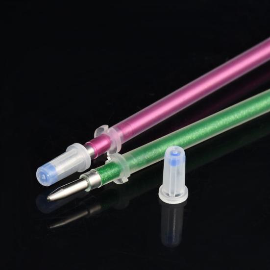 48 Colors 0.8mm Gel Pen Refills Glitter Coloring Drawing Painting Craft Marker