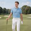 European and American Men's Summer Loose Lapel Short-sleeved T-shirt Casual Clothing