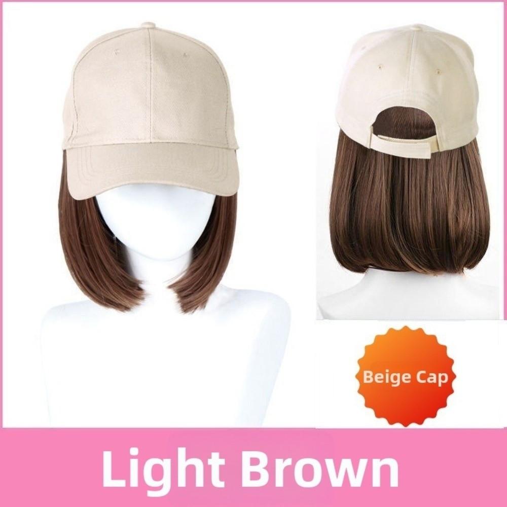 Visors Hats Women'S Adjustable Hip Hop Hat Short Synthetic Hairpiece Daily Wear
