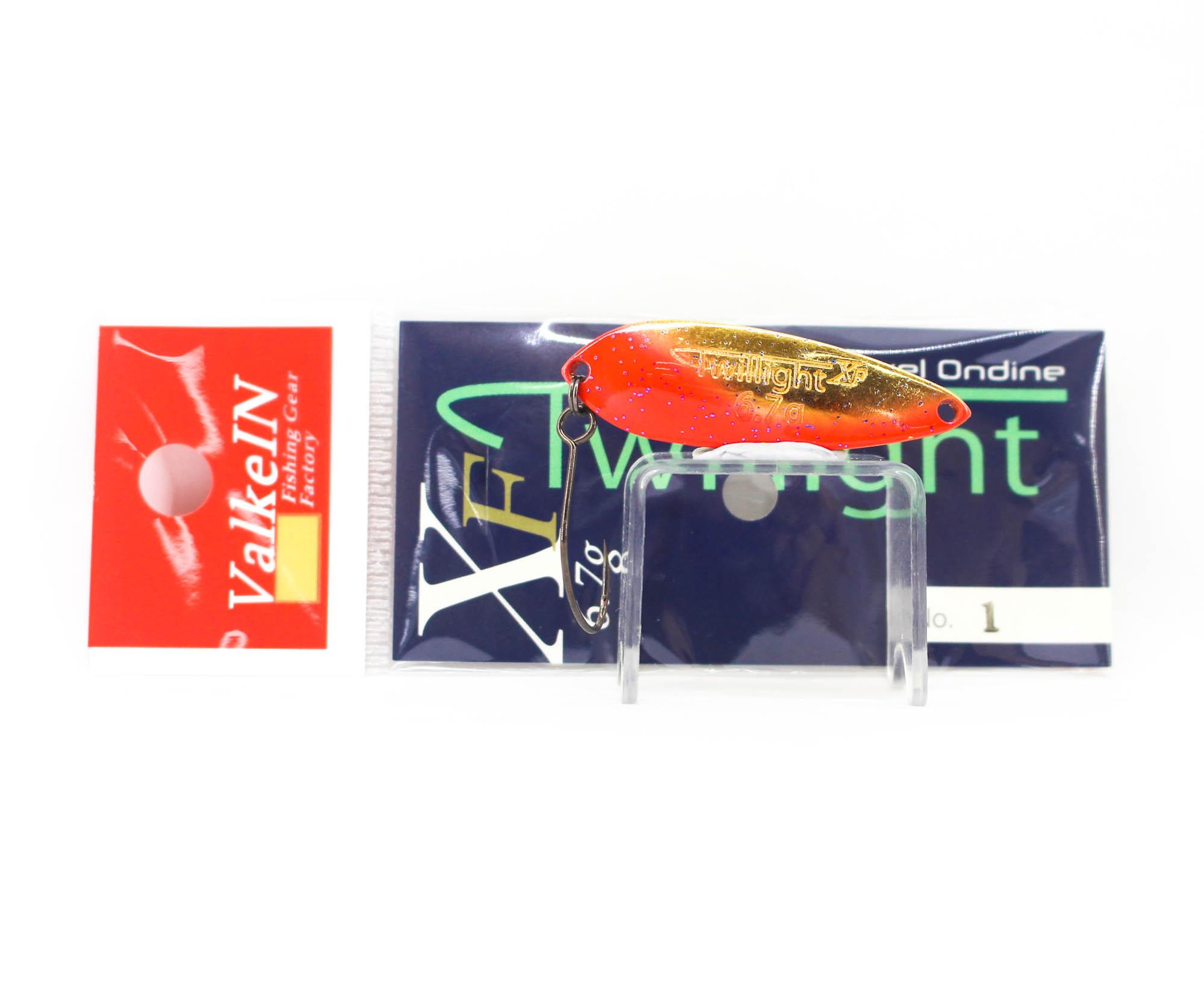 

Valkein Колеблющаяся блесна Twilight XF Level Ondine 6,7 грамма Тонущая приманка №1 (0106)