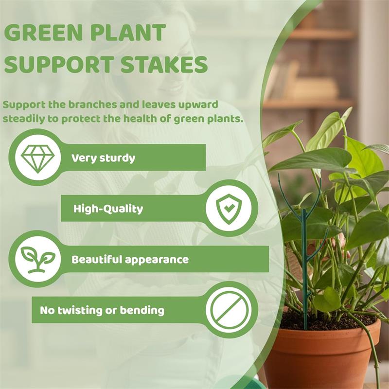 5Pack Plant Support Stakes Stackable Monstera Plant Supports for Indoor Outdoor Plants Garden Stakes Trellis for Climbing Potted Plants Pothos Flowers