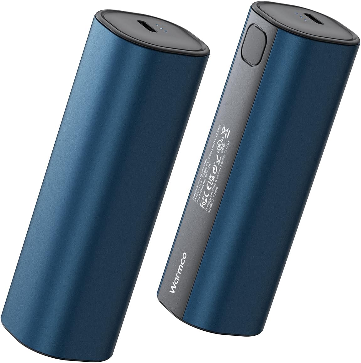 

Rechargeable Hand Warmers 2 Pack, 10000mAh Magnetic USB Heaters, 9Hrs Heat, 3 Temp Settings Up to 136°F