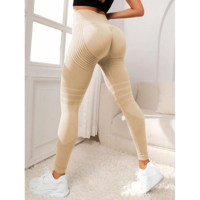 

European & American High Waist Peach Butt Lift Yoga Pants - Autumn/Winter Fitness Leggings with High Elasticity Large