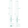 1Pcs Gooseneck Antenna 868-915Mhz 4G 5G Lte 2.4G 5.8G Uwb Omnidirectional Wifi Router External Remote Antenna Sma Male Head