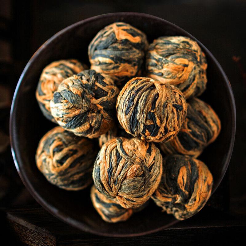 500G Fengqing Lavoro Dian Hong Tè Ortensia Drago Perla Oro Palla Tè Nero