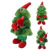 Electric Christmas Tree Plush Toy 8 Songs Continuous Play Glowing Swinging Singing Dancing Cute Elec