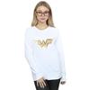DC Comics Womens/Ladies Wonder Woman 84 Gold Emblem Sweatshirt