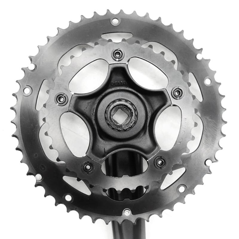 Road Bicycles Crankset 50/34T Chainwheel Folding Bikes Chainring 8/9 Speed Double Plate Crank 170mm