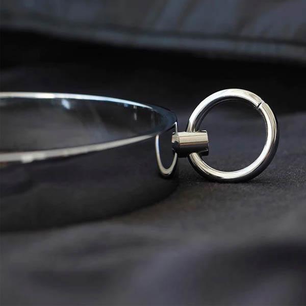 Locking Metal Collar  Slave Play  Kink Fetish Restraints Collars & Leashes