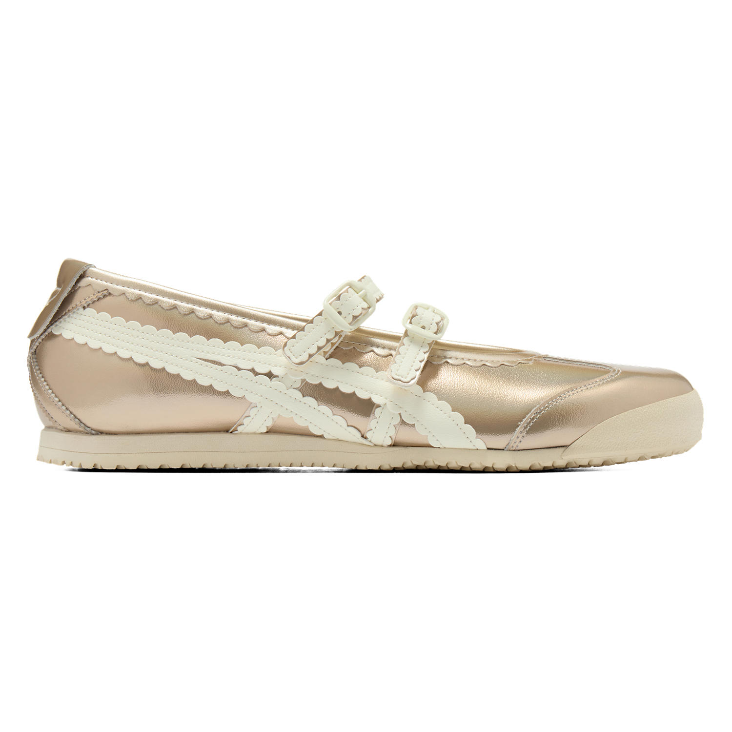

Onitsuka Tiger Mexico 66 TGRS Metallic Pack Champagne Cream (Women s) 40