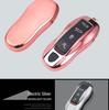 TPU Electroplated Soft Rubber Key Shell for Porsche Panamera/Macan