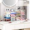 Caktraie makeup storage box 4 piece set 16 drawers transparent