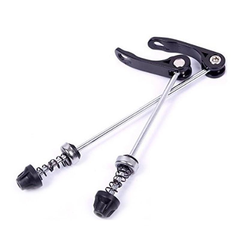 1 Paar Fahrrad Radnaben Schnellspanner (Vorne hinten)  Aluminiumlegierung Schnellspannbolzen Hebel Achse Glatter Nockenmechanismus Hebel