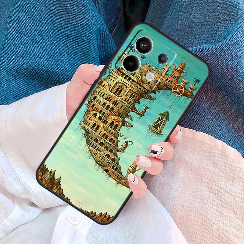 Salvador Dali Art Cover For Xiaomi Redmi Note 14 13 Pro 12 11 9 10 9S 10S 11S 12S Redmi 14C 10C 12C 13C Case
