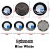 Blue White Car Front Hood Emblem 74mm 82mm Rear Badge 68mm 56mm Wheel Hub Cap 45mm steering wheel stickers Accessories For BMW QZ5