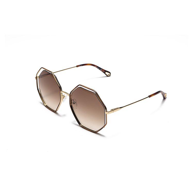 Occhiali da Sole Metallo Montatura Intera Forma Irregolare Unisex CH0046S