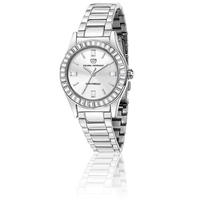 Super Merchant Herren Silber Uhr Chiara Ferragni R1953103503. Quarz, Farbe Kobieta.