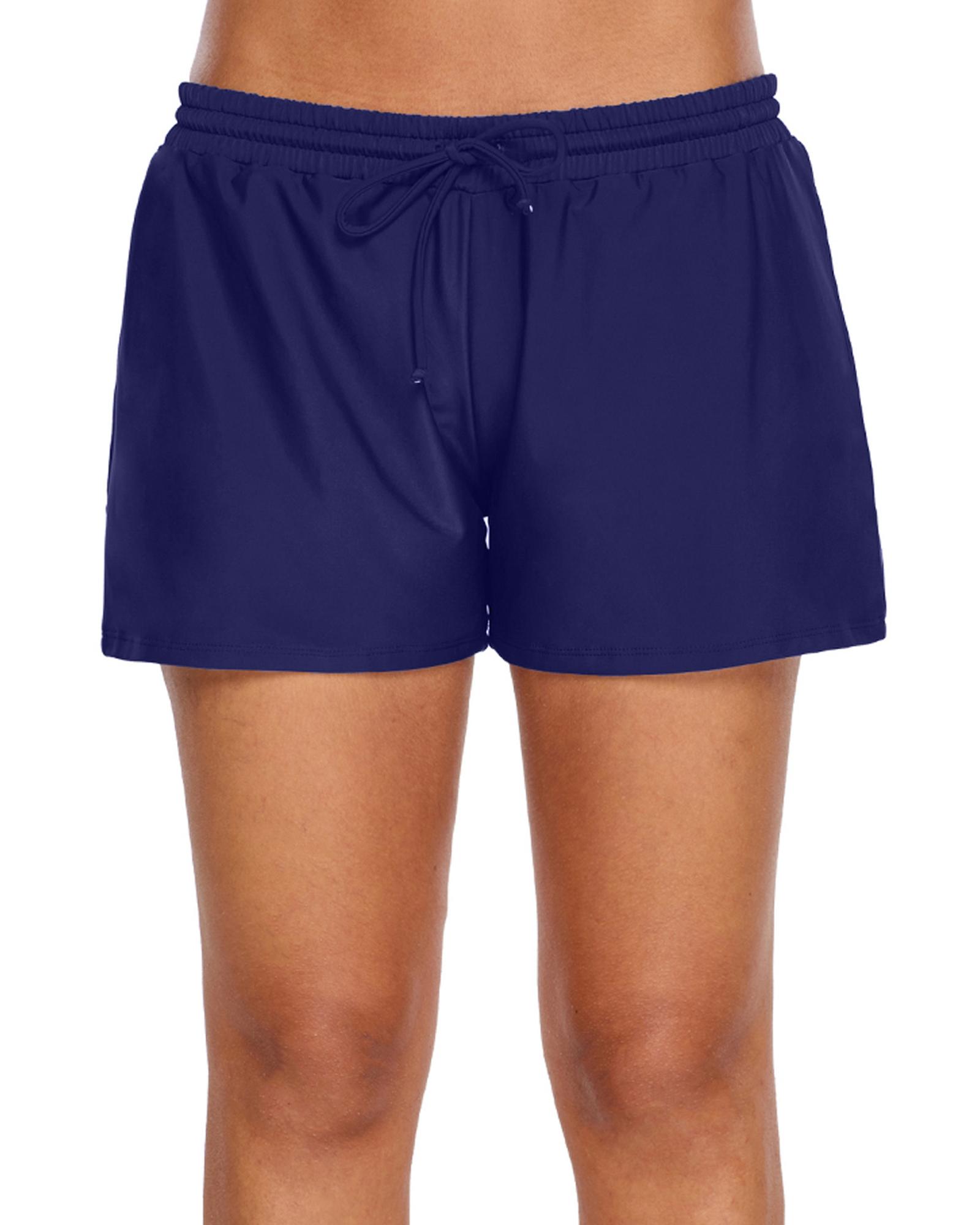 

Azura Exchange Elastic Drawstring Swim Shorts 3XL темно-синий