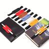 1pc PU Leather Pen Holder with Elastic Band, Creative Notebook Pen Protector Sleeve, Durable PU Leather Pen Clip for Office and School Supplies