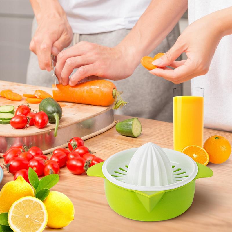 Orange Juicer Manual Heavy-Duty Hand Lime Squeezer Manual Orange Juicer With Bowl Juicer Strainer Kitchen Supplies Lemon