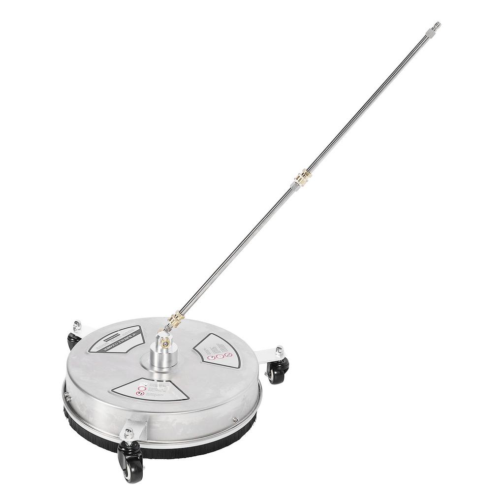 15-calowy czyścik do powierzchni myjki ciśnieniowej Maksymalne ciśnienie 4000 PSI Złącze 1/4 cala Stal nierdzewna