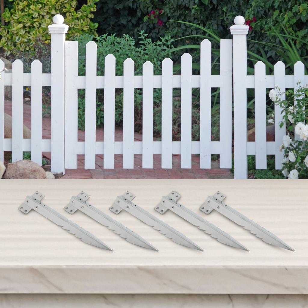 10/20pcs Railway Sleeper Brackets Metal Heavy-duty Sleeper Stakes Brackets For Garden Raised Beds & Pathway Accessories