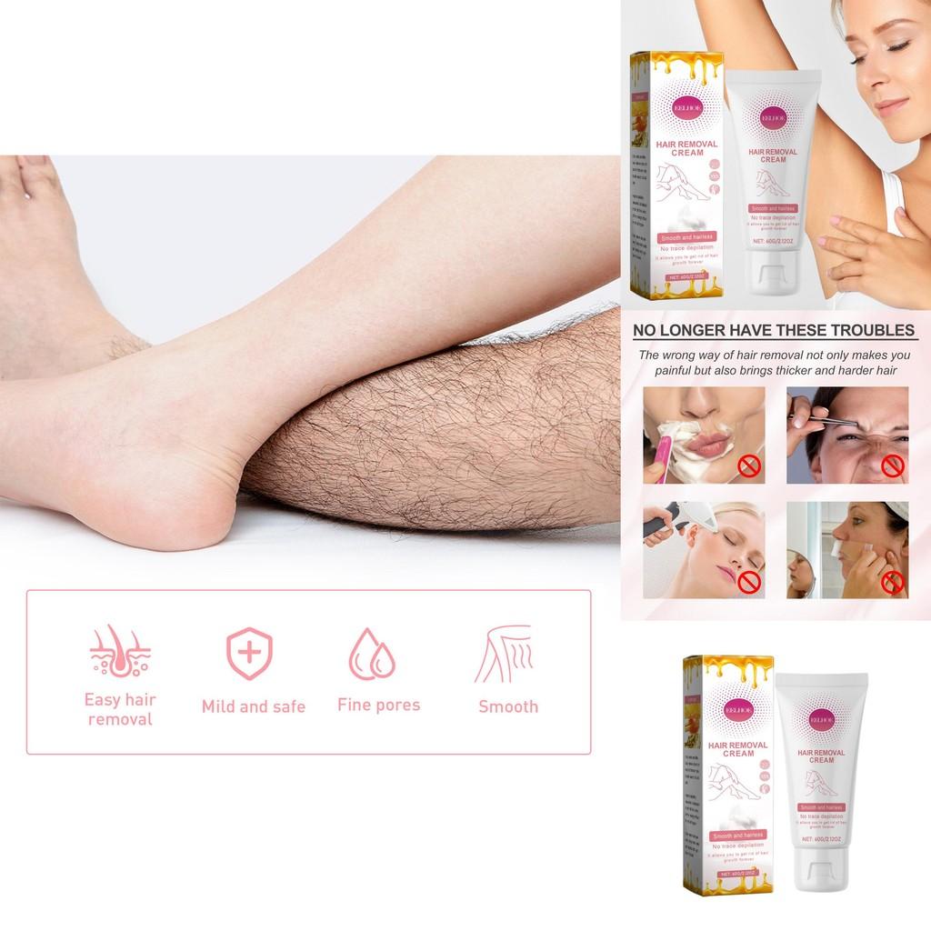 Eelhoe Gentle Hair Removal Cream For Smooth Hydrated Skin Ideal For Face And Body