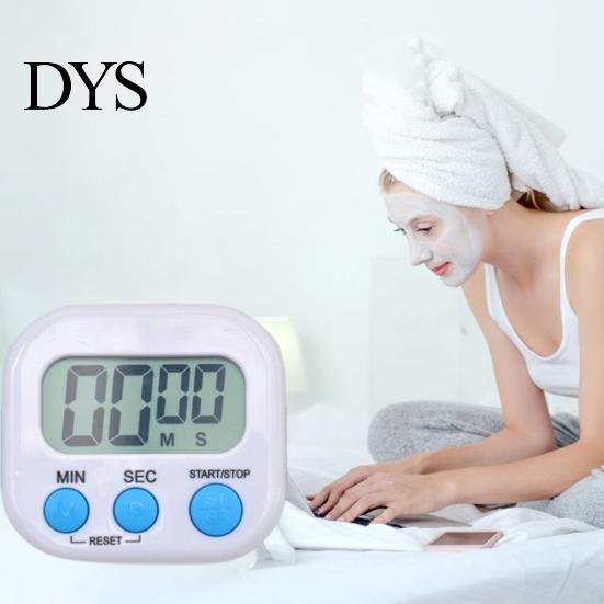 Wall Mounted Kitchen Timer Magnetic LCD Digital Countdown Stopwatch Portable with Battery Operated Stand Cooking Baking Sports Alarm Clock Reminder