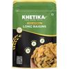 Khetika Premium Long Raisins 200g | Dry Fruits, Dried Kishmish, Dry Grapes, Kismis, High In Potassium, Seedless Raisins, No Added Colour