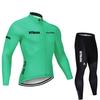 New STRAVA Cycling Suit Long Sleeve Strap Suit Men's and Women's Cycling Suit Road Cycling Shirt
