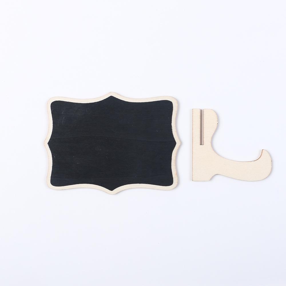 10Pcs Chalkboard Labels With Easel Mini Chalkboard Signs Wooden Chalkboards for Weddings Birthday Message