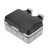 Boîtier Boîte de Commande Prise Étanche IP66 Extérieur Prise Extérieure Imperméable Prise de Chargement USB Protection contre les Fuites