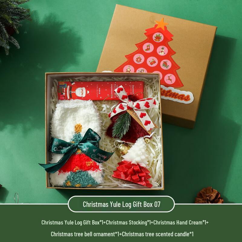 Christmas Gift Set with Stocking & Scented Candle