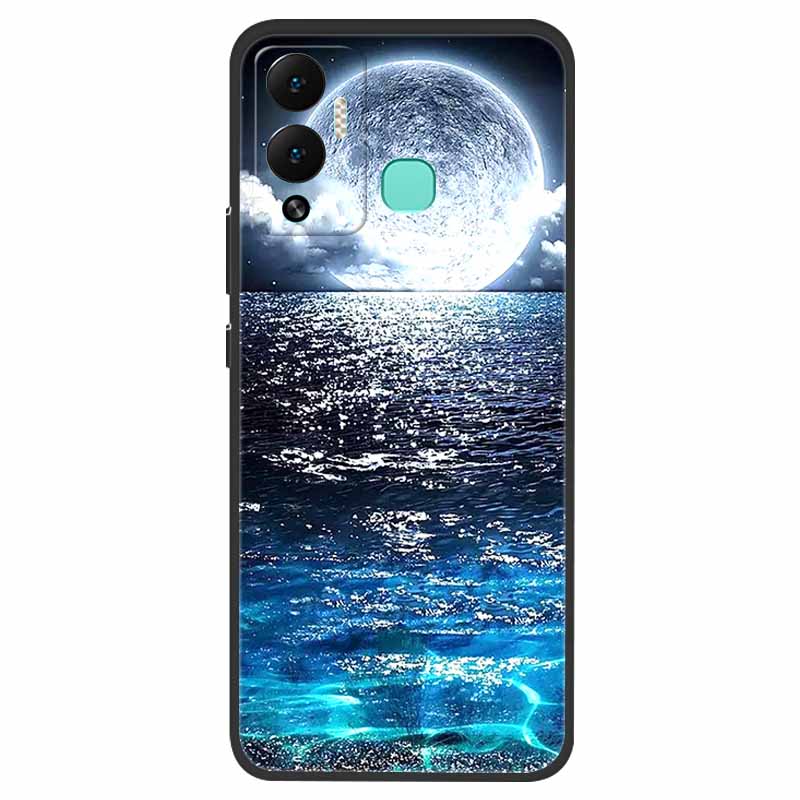 For Infinix Hot 12 Play NFC Case X6816D Shockproof Silicone Soft TPU Phone Cover for Infinix hot12 play NFC Case Bumper Funda