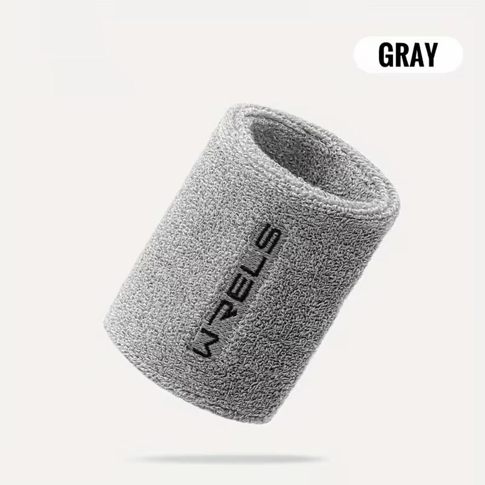

1Pcs Wristbands Sweatbands Absorbent Stretchable Wrist Bands for Working Out Quick Drying Wrist Sweat Bands for Fitness светло-серый
