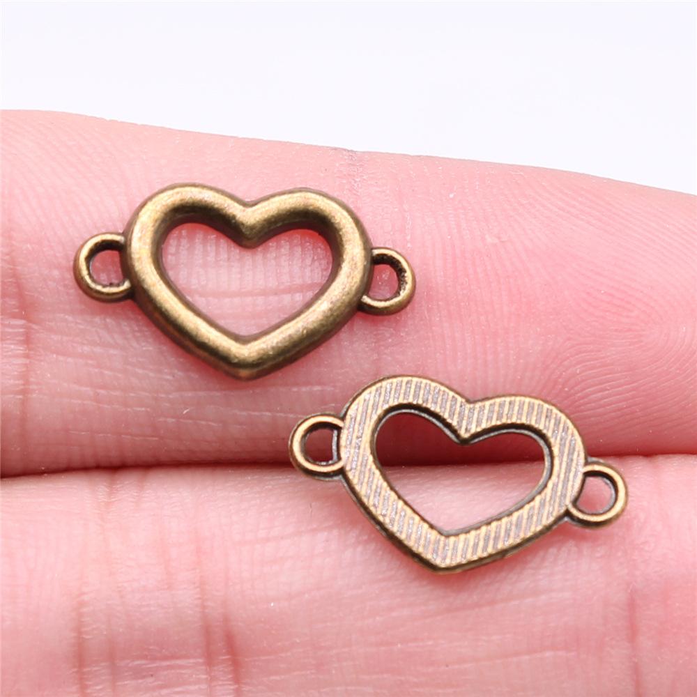 20pcs Connector Charms For Jewelry Making DIY Handmade Craft Necklace Bracelet Earring Making Vintage Antique Bronze Color