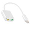 Aluminum Alloy TYPEC 7.1 External No Drive Stereo Sound Card Audio Adapter