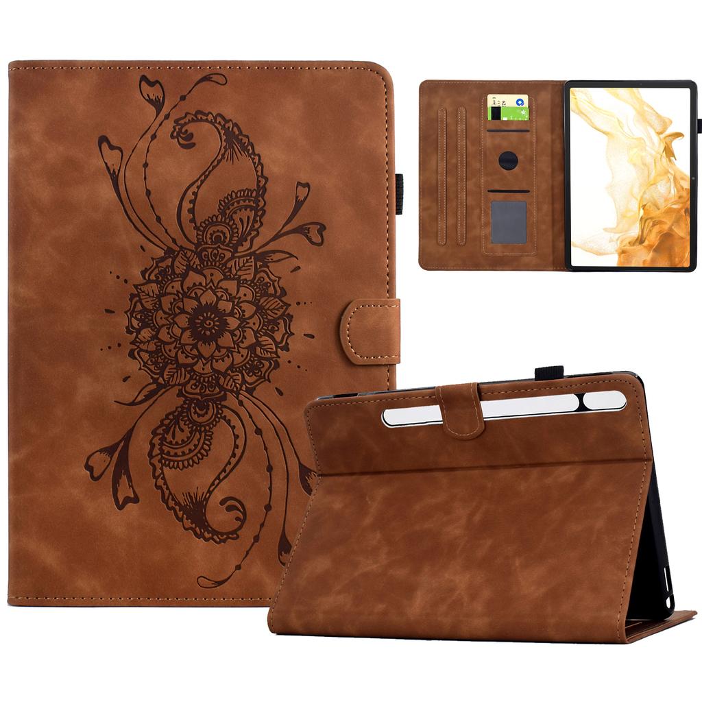 Pentru Samsung Galaxy Tab S8 X700 X706/Tab S7 T870 T875 Huse Piele Imprimată cu Mandala Husă Tabletă cu Sloturi pentru Carduri