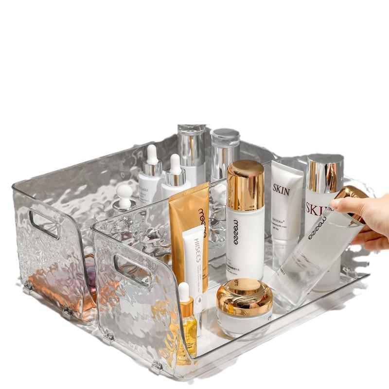 Clear Acrylic Cosmetics Organizer & Storage Box for Bathroom and Vanity