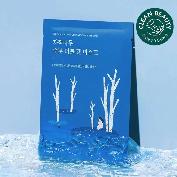Round Lab Birch Juice Moisturizing Double Gel Mask