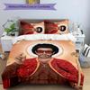 3pcs The Weeknd Pattern Bedding Set Duvet Cover Set Includes Duvet Cover &pillowcases, Perfect All Season Bedroom Decoration & Gift