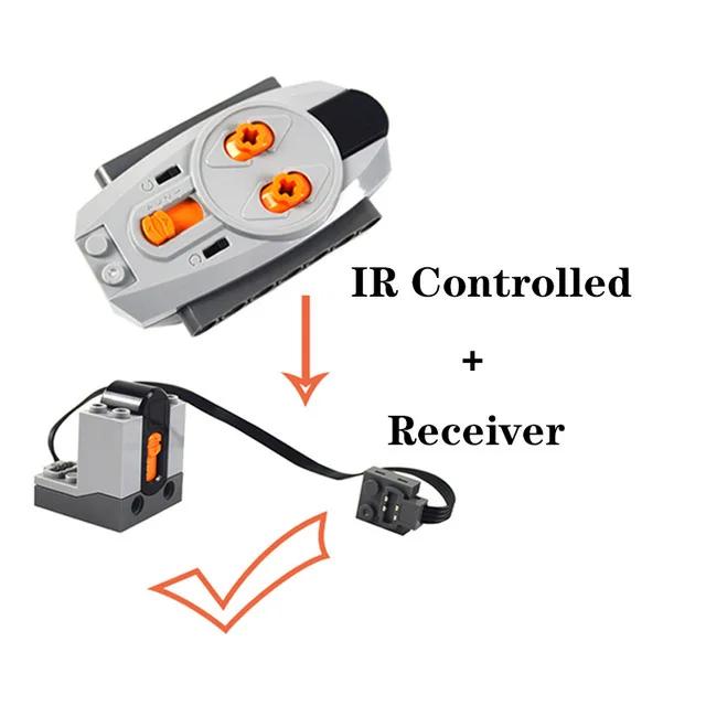 Technical Motor Parts Building Block Compatible Technical Mechanical Group MOC PF Power Function Upgrade XL-M-Servo Motor Leduo